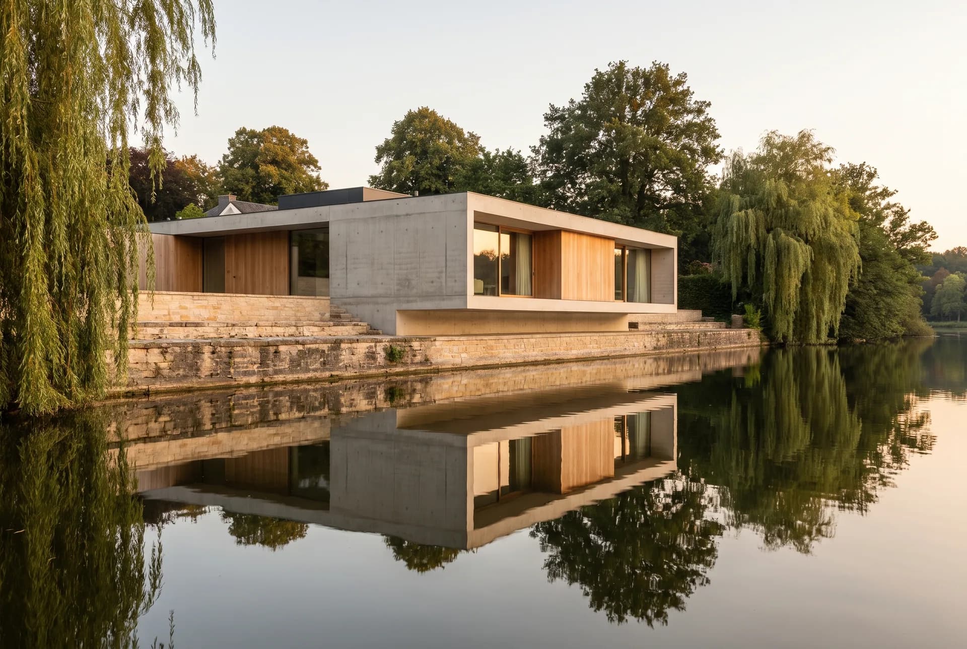 Maison du Lac — projet d'architecture à Genval, Belgique
