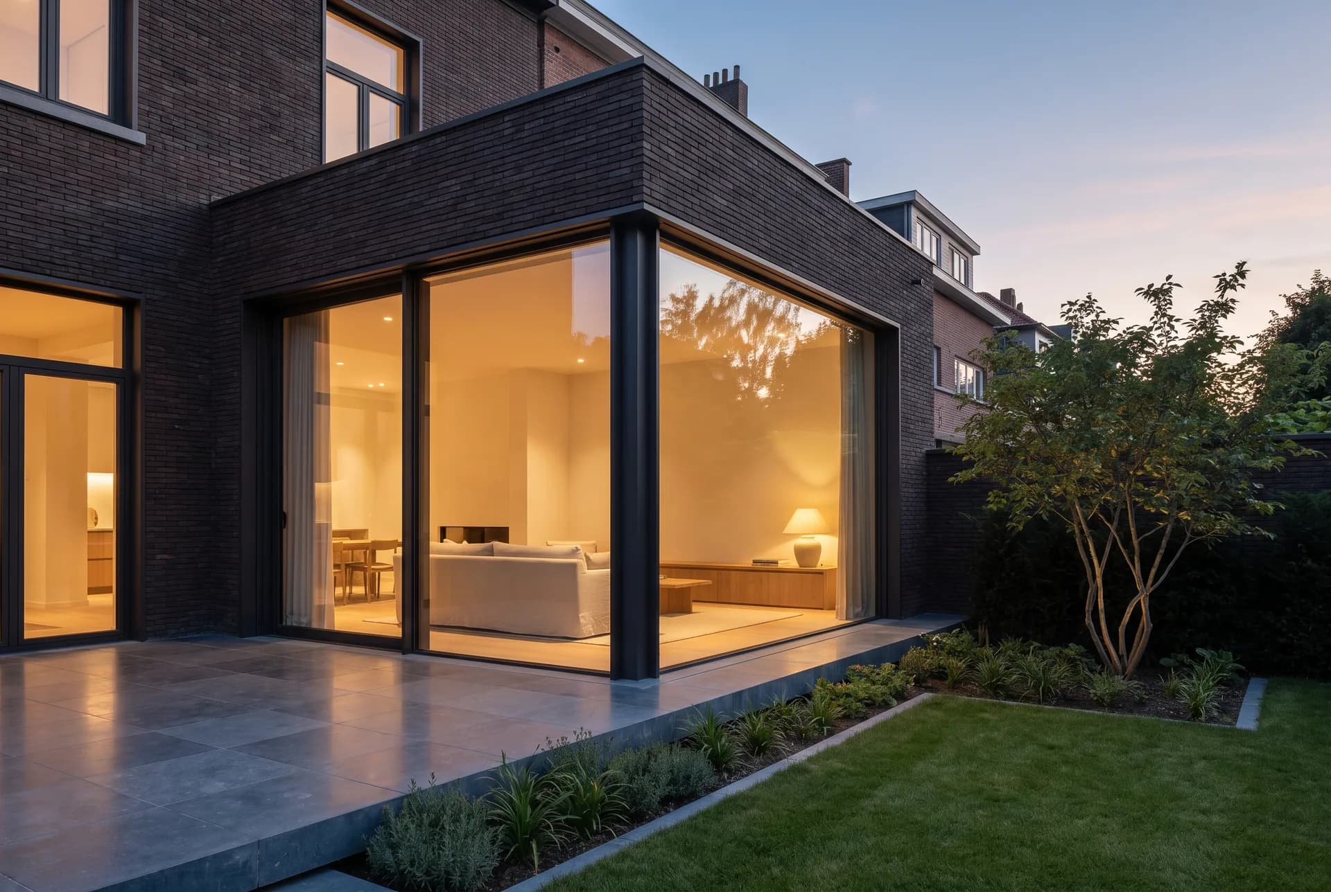 Maison M — projet d'architecture à Uccle, Bruxelles, Belgique
